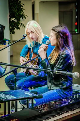 Music Secrets Schüler Gitarren und Gesang Live bei der Messe Nürnberg 2016