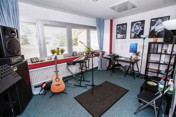 Gitarren Übungsraum Musikschule Music Secrets in Nürnberg