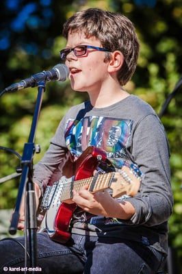 Gitarren Schüler Liveauftritt Music Secrets 