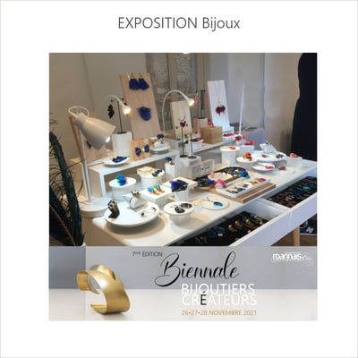 Première participation à la Biennale des Bijoutiers de St Jean St Maurice (Novembre 21)