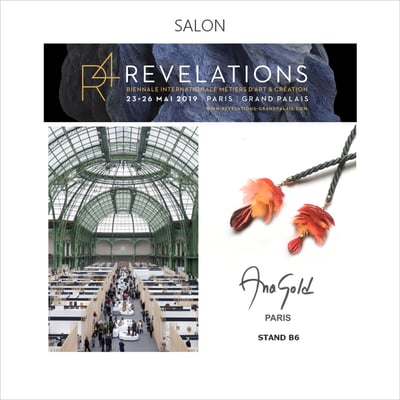 AnaGold a le privilège d'être sélectionnée par le Grand Palais pour participer à la prestigieuse Biennale Révélations