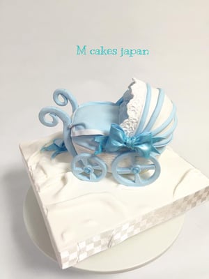 3dケーキ　乳母車
