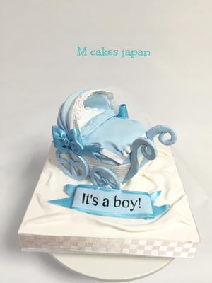 3dケーキ　乳母車