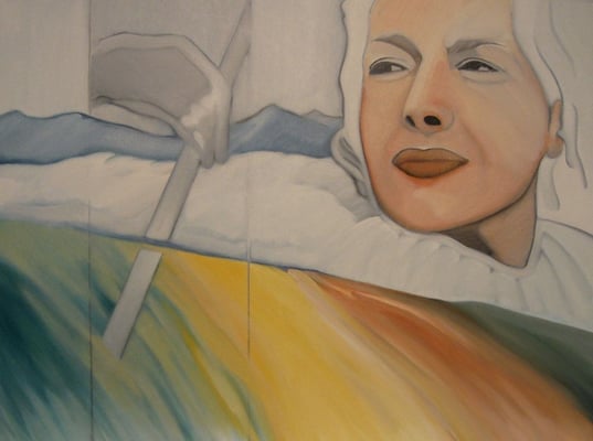 Öl auf Leinwand, 60 x 80 cm