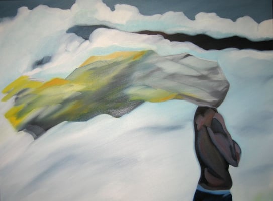 Menschenbilder, Öl auf Leinwand, 60 x 80 cm