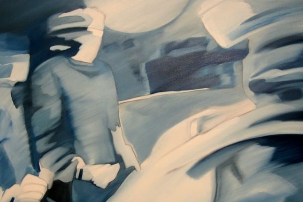 Öl auf Leinwand, 80 x 100 cm