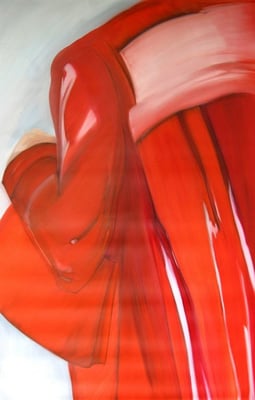 Menschenbilder, Öl auf Leinwand, 80 x 40 cm