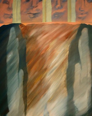 Öl auf Leinwand, 100 x 80 cm