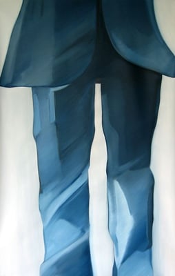 Menschenbilder, Öl auf Leinwand, 80 x 40 cm