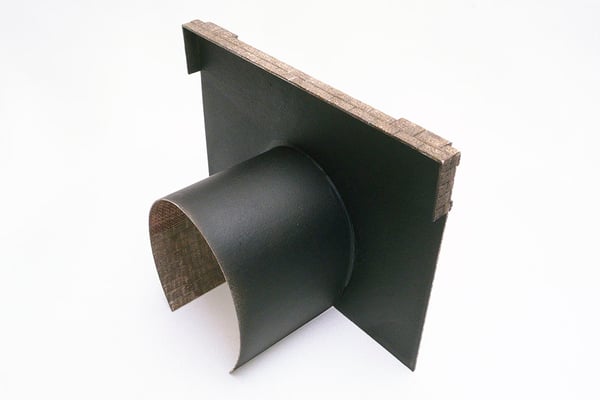 天板と側壁の一部もセット、レイアウトの壁とスムーズに繋げられます。