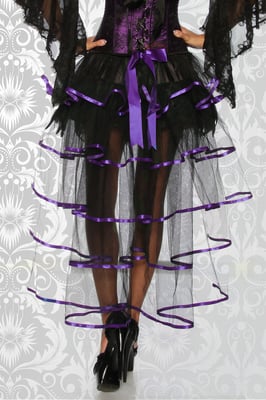 Burlesque Stufenrock lila