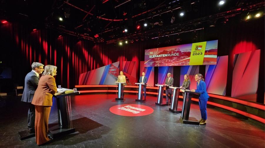 Salzburg Wahl (Krone/PULS24)