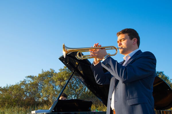 Martin Berner – Eventtrompeter am Strand