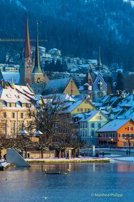 Zuger Altstadt im Winter