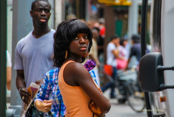 In den Strassen von Manhattan, USA