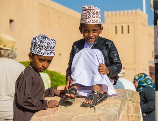 Schulkinder in Oman
