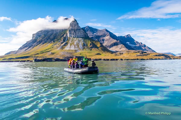 Vogelfelsen in Spitzbergen