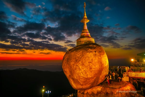 Buddhistische Pilgerstätte Kyaik Htee Yoe Pagoda, Myanmar