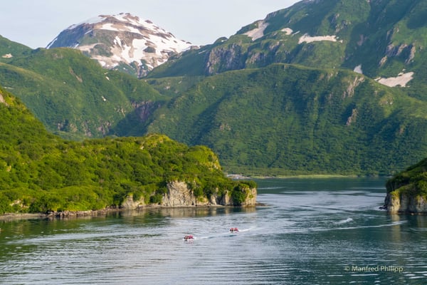 Landschaft bei Kinak Bay im Katmai National Park