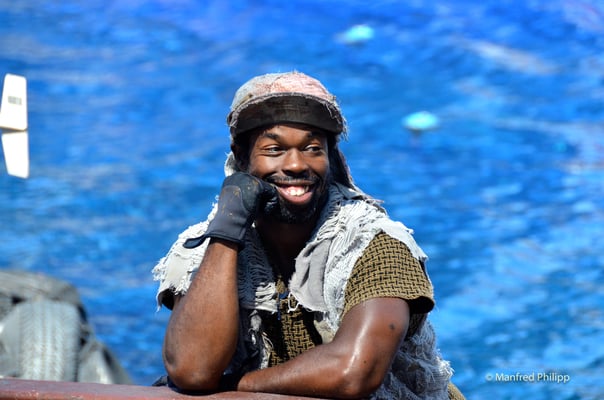 Schauspieler in den Universal Studios in Los Angeles, USA