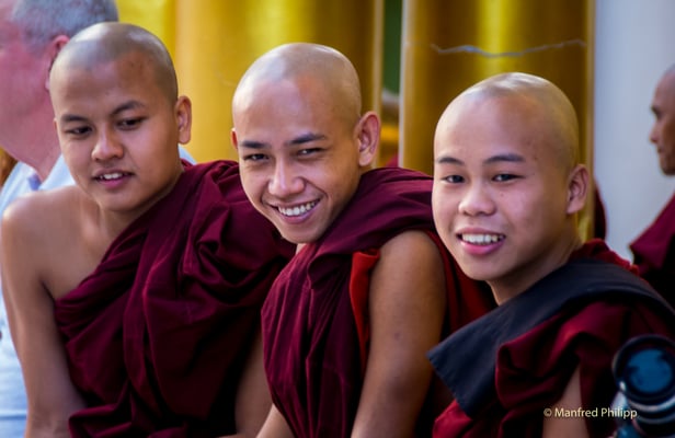 Junge Mönche, Myanmar