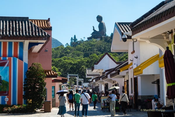 Big Buddha auf der Lantauinsel, Hongkong