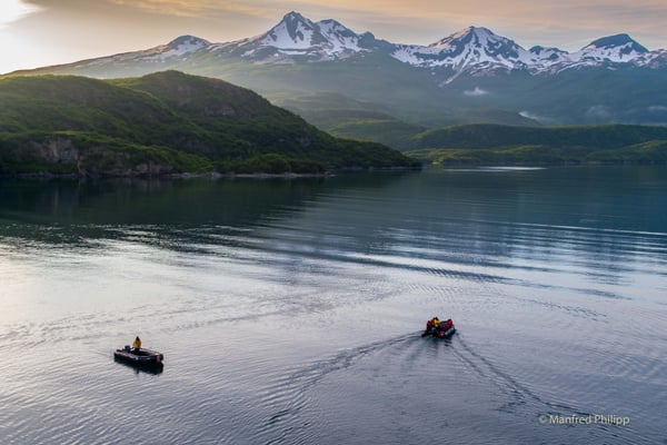 Morgenstimmung in der Kinak Bay im Katmai National Park