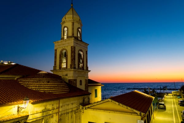 Abendstimmung in Santa Maria di Castelabate