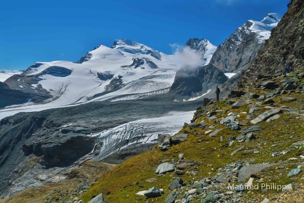 Bei der Britanniahütte im Saasertal