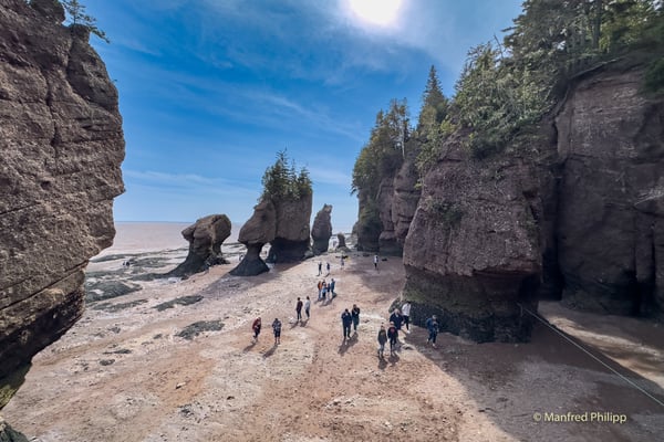 Hopewell Rocks in Ostkanada
