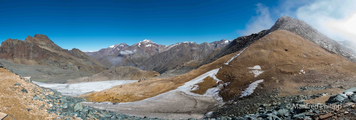 Bei der Britanniahütte im Saasertal