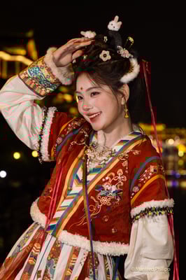 Posieren in Fenghuang