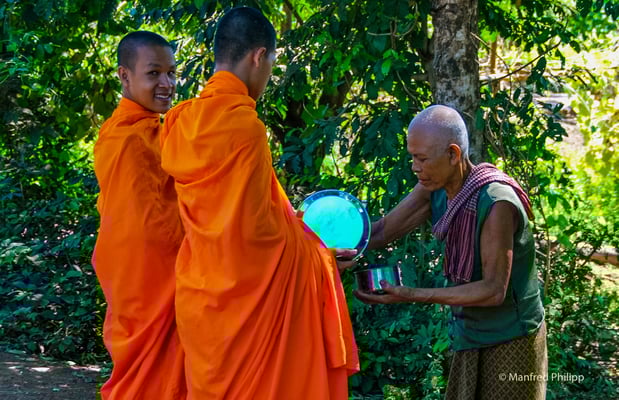 Bettelmönche in Kambodscha