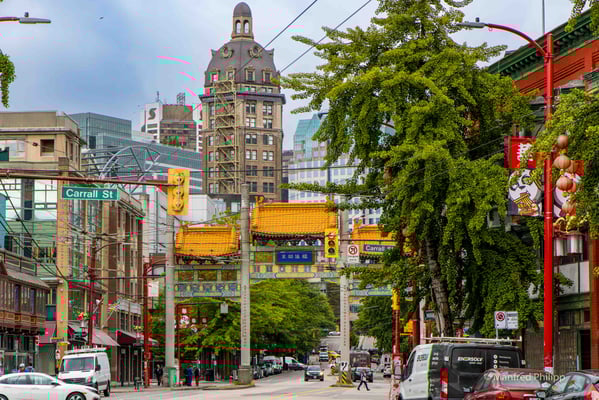 Chinatown im Ausgangspunkt Vancouver
