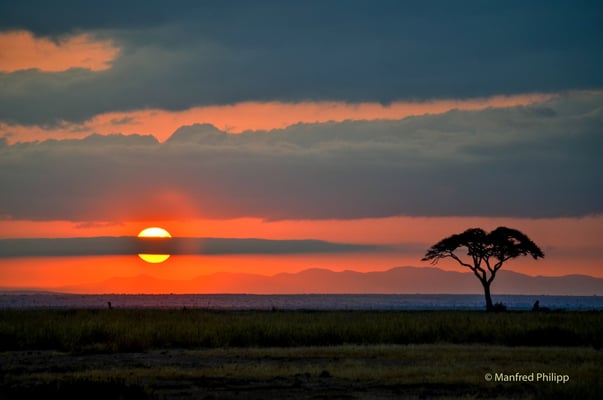 Sonnenuntergang, Kenya
