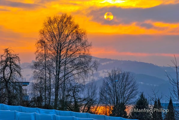 Abendsonne über dem Zugersee