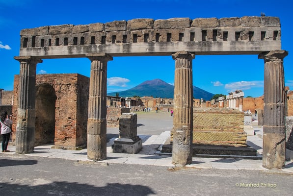 Ruinen in Pompej, Italien