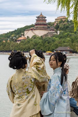 Im Garten des Sommerpalastes, Peking