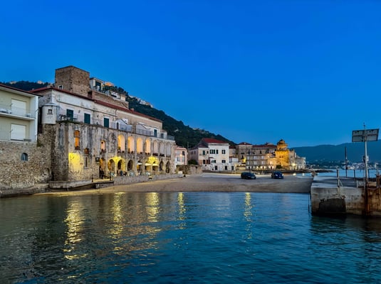 Abendstimmung in Santa Maria di Castelabate