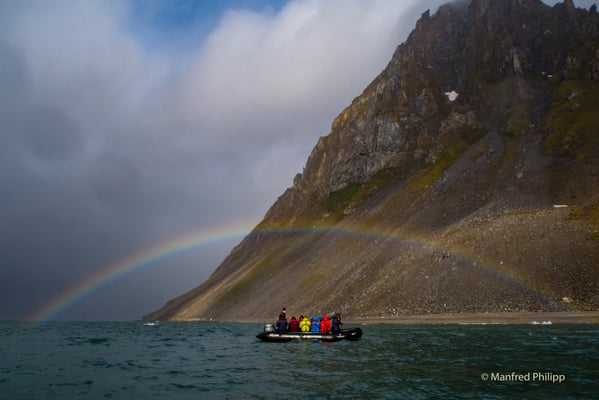 Regenbogen in Spitzbergen