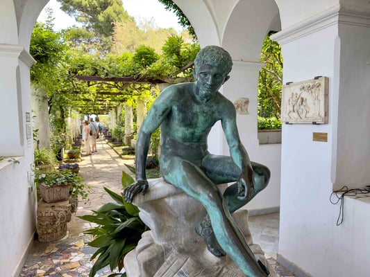 In der Villa San Michele auf Anacapri