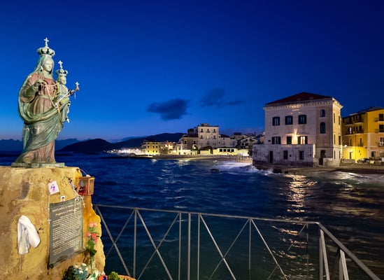 Abendstimmung in Santa Maria di Castelabate