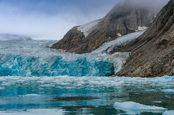 Gletscherlandschaft, Spitzbergen