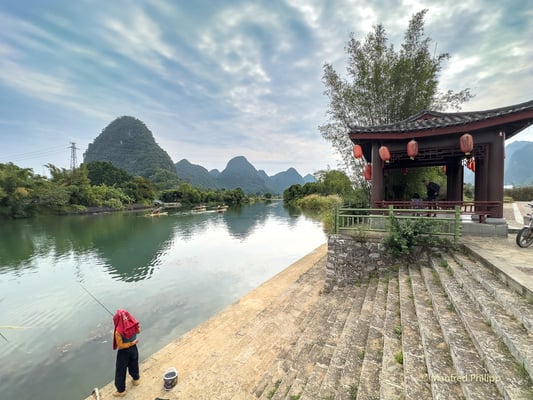 In der Nähe von Yangshuo, Guilin