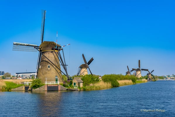 Windmühlen in Kinderdjik, Holland