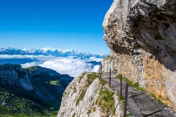Wanderweg auf dem Pilatus