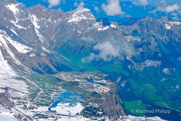 Auf dem Titlis im Sommer