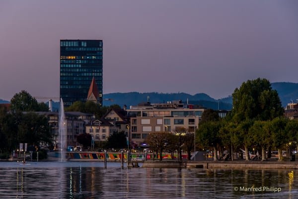 Abendstimmung in Zug