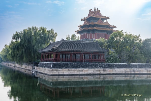 Wassergraben um die verbotene Stadt, Peking