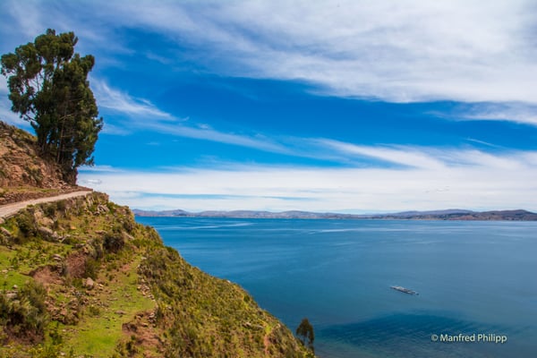 Insel Taquile im Titikakasee, Peru